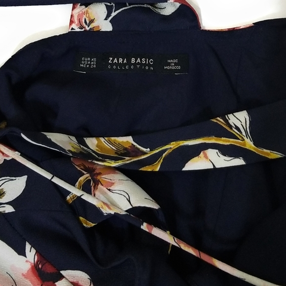 ZARA Frilled Floral Blogger Fav Camisol Midi XS - Picture 11 of 12
